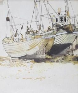 STOBBS William 1900-1900,Rye Fishing Boats; New Forest,1972,Woolley & Wallis GB 2011-09-28