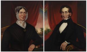 STOCK Joseph Whiting,PORTRAITS OF JOSEPH WATERS AND ABIGAIL DOND DAVIS,Christie's 2023-01-20