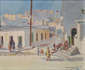 STOCKLI Simon 1900,Rue animée en Afrique du Nord,Rossini FR 2022-10-25