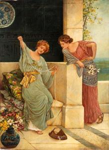 STOCKMAN Oliver 1900-1900,Scena pompeiana,Casa d'Aste Arcadia IT 2024-04-18