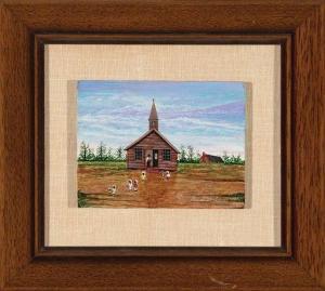STOCKMANS Marcel 1936-2009,Sunday School Recess,1983,Neal Auction Company US 2019-11-24