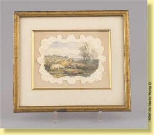 STOCQUART Ildephonse 1819-1899,Moutons dans un paysage,1861,Horta BE 2007-12-03