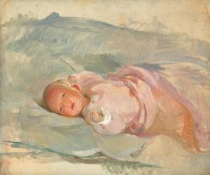 STODDARD Alice Kent 1885-1976,Infant in Pink,Freeman US 2023-12-05