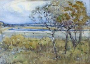 STODDART Margaret Olrog 1865-1934,Waipara River,Art + Object NZ 2009-11-26