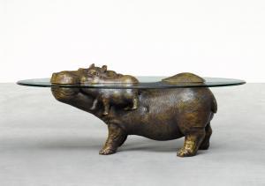 STODDART MARK 1964,Childhood Hippo Coffee Table cast,2007,Sotheby's GB 2021-09-14