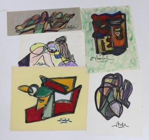 STOEBEL Edgar 1909-2001,abstract,Gorringes GB 2024-02-19