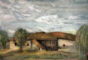 STOILOV Wassil 1904-1990,A House,Victoria BG 2011-06-23