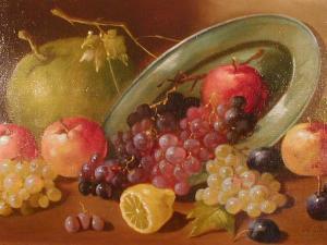 STOITZNER H,Still life of grapes apples and damsons against a ,Golding Young & Co. 2008-09-10