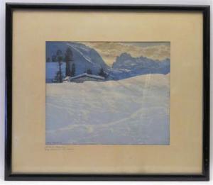 STOITZNER Josef 1884-1951,Winter im Hochgebirge,Palais Dorotheum AT 2017-10-13