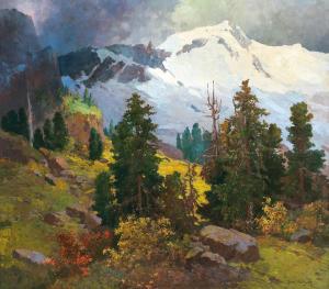 STOITZNER Konstantin 1863-1934,A Vast Mountain Landscape,Palais Dorotheum AT 2022-09-08