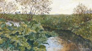 STOITZNER Otto 1889-1963,The bank of a brook with coltsfoot,1925,Palais Dorotheum AT 2024-03-28