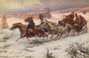 STOJANOW C. 1900-1900,The Railway,Palais Dorotheum AT 2015-02-12
