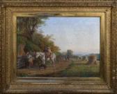 STOKELD James 1827-1877,Harvest Time: The Day's Work Done,1869,Anderson & Garland GB 2009-03-10