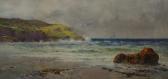 STOKES Adrian Scott 1854-1935,A coastal scene with waves lashing beach,Dickins GB 2009-07-04