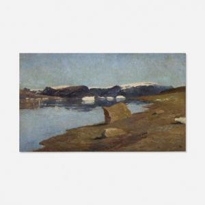STOKES Frank Wilbert,Mc Cormick Bay, Greenland,1892,Rago Arts and Auction Center 2020-09-23