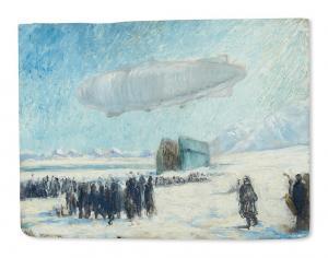 STOKES Frank Wilbert,The Departure of the Norge for the North Pole from,Swann Galleries 2017-04-27