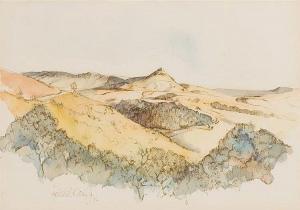 STOKHUYZEN Frederike 1938,Landscape with Mountain Peak,Strauss Co. ZA 2018-02-05