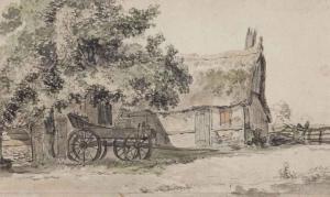 STOKVISH Hendrik 1768-1820,A farm building with a cart in the foreground,Christie's GB 2015-05-13