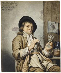 STOLKER Jan 1724-1785,A THREE-QUARTER LENGTH PORTRAIT OF THE ARTIST HEYM,Sotheby's GB 2019-01-30