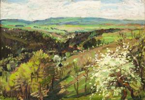 STOLOVSKY Josef 1879-1936,Spring Landscape,Palais Dorotheum AT 2014-09-20
