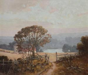 STOLTENBERG Hans John 1879-1963,Path in a farm landscape,John Moran Auctioneers US 2022-01-18