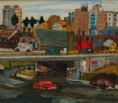 STOLWORTHY Stewart A 1900-1900,Cityscape,1985,Barridoff Auctions US 2021-11-13