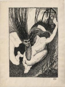 STOLZ Erwin 1896-1987,Wetterhexen (Allegorie),Galerie Bassenge DE 2022-12-02