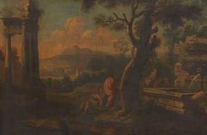 STOM Antonio 1688-1734,Costal landscape with female figures and a mountai,Aspire Auction 2015-12-12