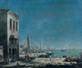 STOM Antonio 1688-1734,Vue imaginaire de la lagune de Venise,Tajan FR 2011-03-30