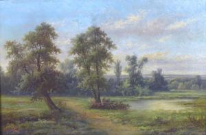 STONE Ada 1874-1916,a 19th century river landscape scene,Batemans Auctioneers & Valuers 2022-10-01