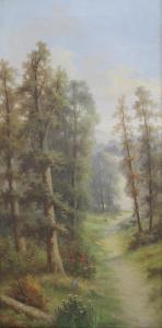 STONE Ada 1874-1916,Forest Path,Rowley Fine Art Auctioneers GB 2021-07-31