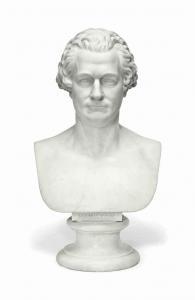 STONE Horatio 1808-1875,Portrait bust of Alexander Hamilton,1867,Christie's GB 2015-09-24