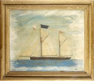 STONE J 1800-1900,Twin masted ship,1890,Bonhams GB 2013-09-18