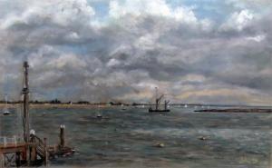 STONE John,Various boats off the estuary,20th century,The Cotswold Auction Company 2018-10-23