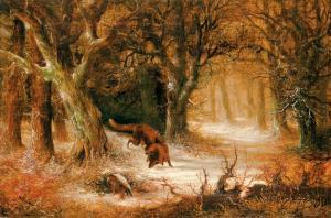 STONE William Ellsworth 1895,Vadászó róka,Nagyhazi galeria HU 2012-12-11