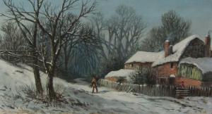 STONE William Ellsworth 1895,Winter Scene,David Duggleby Limited GB 2016-03-11