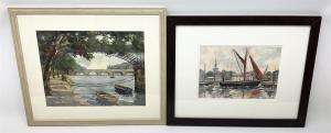 STONES Angela 1914-1995,The Thames at Kinston Bridge,David Duggleby Limited GB 2021-10-23