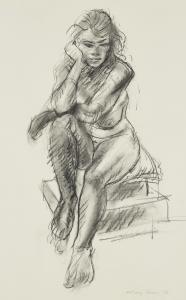 STONES Anthony 1900-1900,Seated nude study,1983,Rosebery's GB 2024-03-12