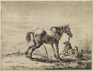 STOOP Dirck 1610-1681,Das pissende Pferd,1651,Palais Dorotheum AT 2010-06-02
