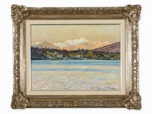 STORCH Anton 1892-1979,Seascape with Mountain Backdrop,1935,Auctionata DE 2016-10-17