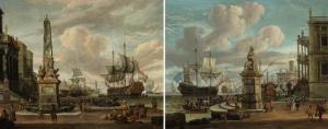 STORCK Abraham Jansz,Capricci of Mediterranean ports: the first with th,Christie's 2000-07-07