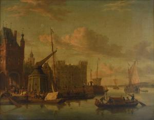 STORCK Jacobus 1641-1687,Harbour scene,Woolley & Wallis GB 2023-09-05