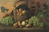 STORER Charles 1817-1907,Still Life with a Basket of Fruit,1894,Skinner US 2004-11-19