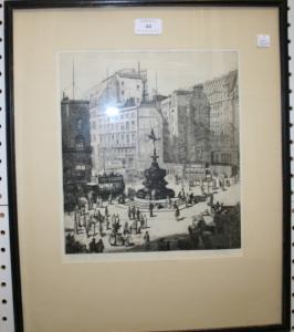STOREY E.J,Piccadilly Circus,1925,Tooveys Auction GB 2012-04-16
