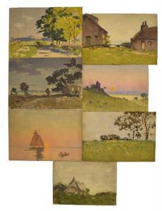 STOREY Harold 1888-1965,Scottish landscapes and coastal scenes,Halls GB 2024-02-07