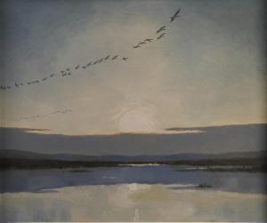 STOREY Terence 1923-2018,Geese in Flight,1962,Bamfords Auctioneers and Valuers GB 2022-01-13