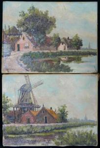 STORK G,Dutch Farmhouse on the Canal + Windmill on the Canal,Theodore Bruce AU 2016-10-30