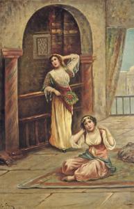 STORM Alfreda Anna 1896,Maidens in a harem on the Bosphorous,Christie's GB 2013-09-12