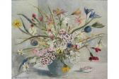 STORM Greenup Marsom 1901-1973,Still Life Vase of Flowers,David Duggleby Limited GB 2015-12-07