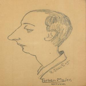 STORM Paul 1880-1951,A portrait of Torben Mejer,Bruun Rasmussen DK 2015-06-01